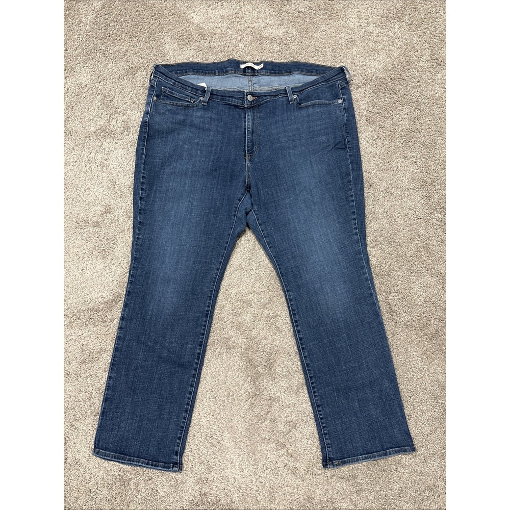 Levi's Women's‎ Classic Straight Blue Jeans, Size 24W